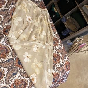 summer 90s flowy maxi skirt